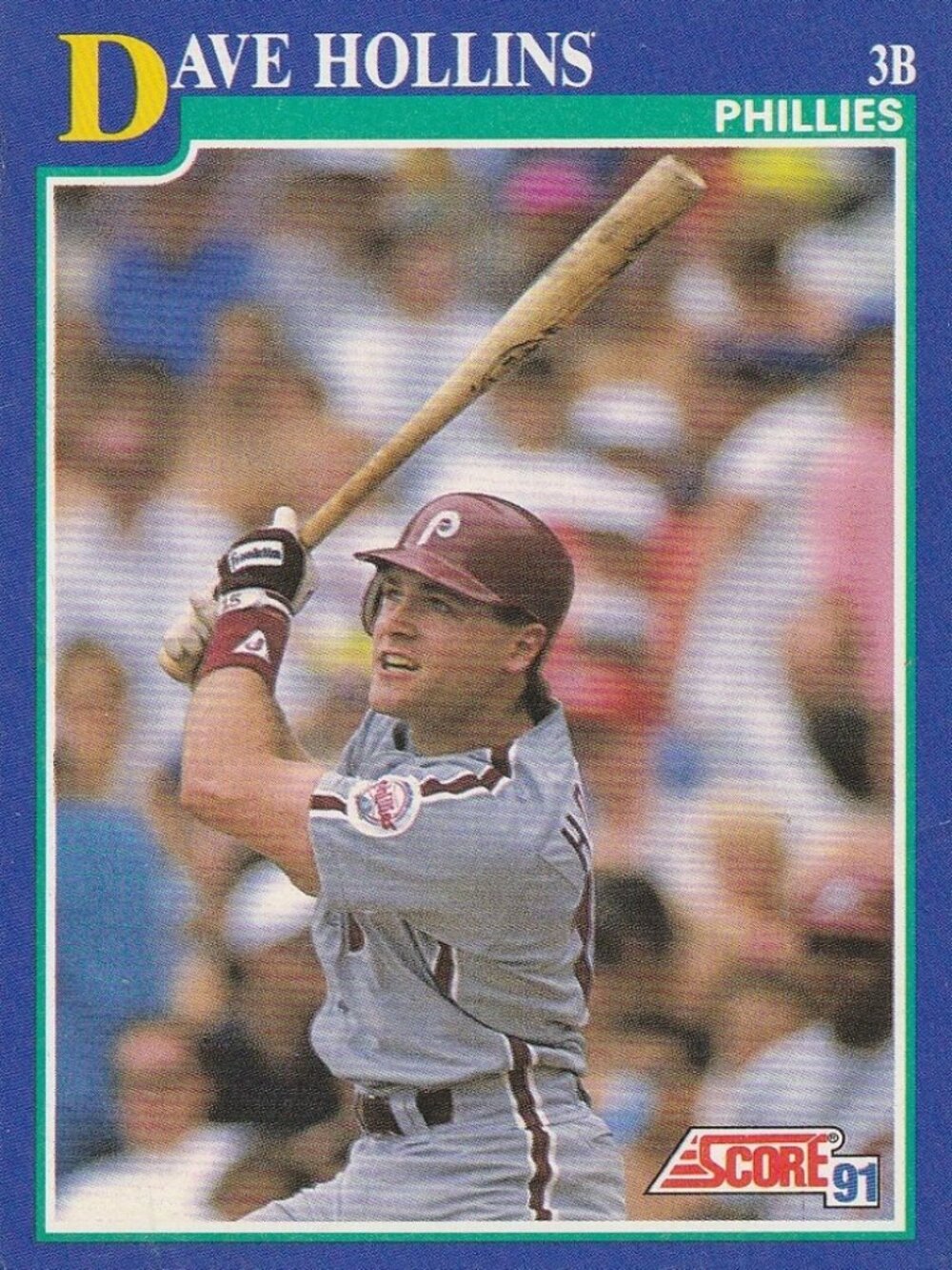 Dave Hollins Baseball Card